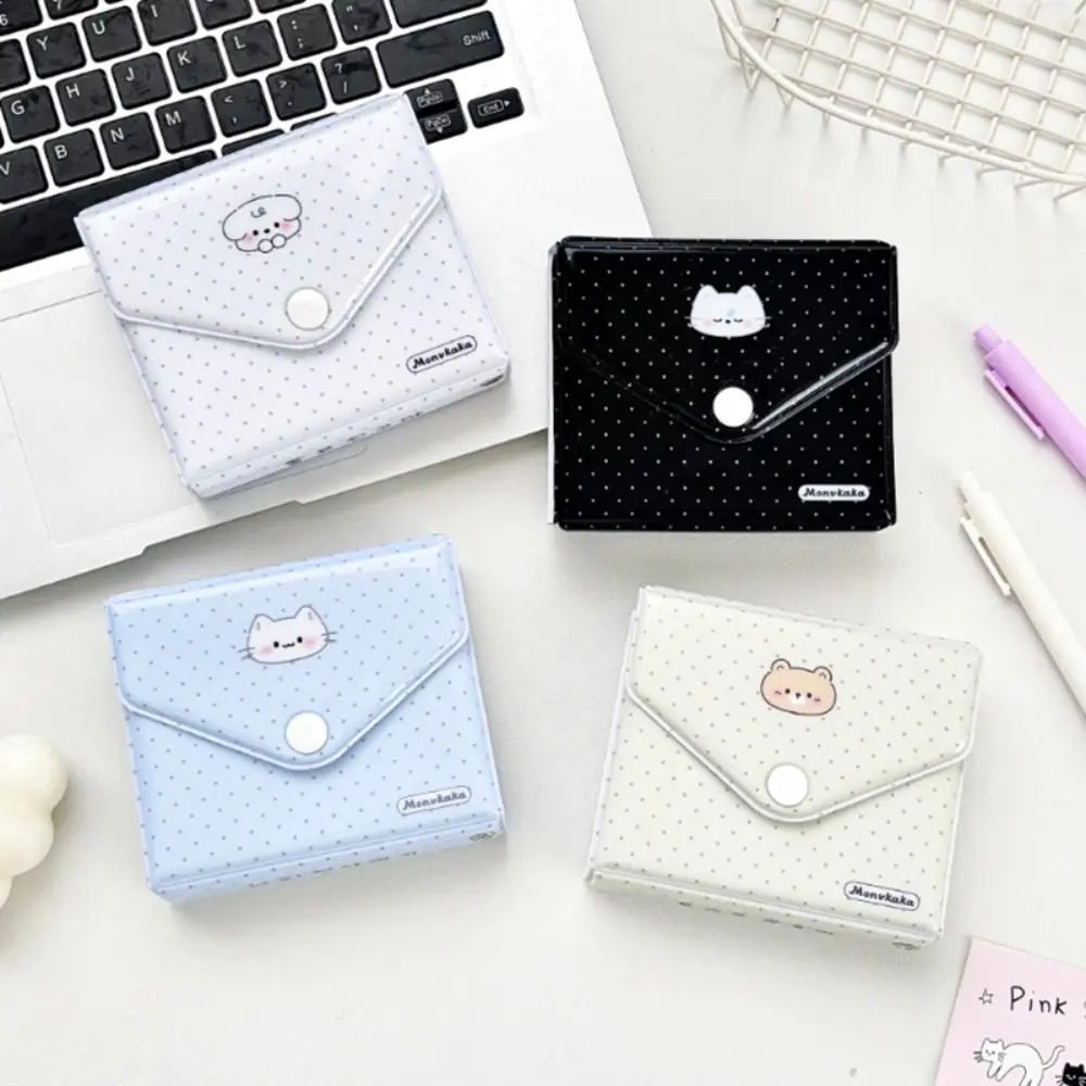 Cute PVC Photo Card Holder Polka Dots 40 Pockets Photo Album Photocard Binder