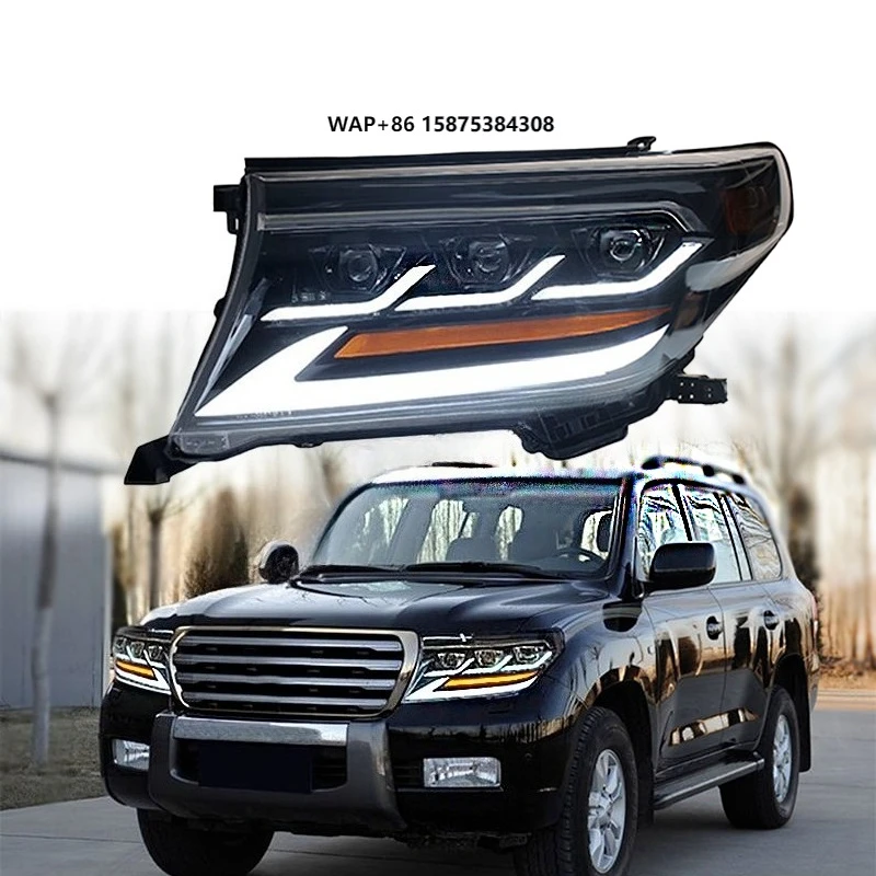 

Car Facelift Led matrix Lens Headlights Lc200 Headlight for Land Cruiser 200 FJ200 Head Light 2008-2015 Accessories