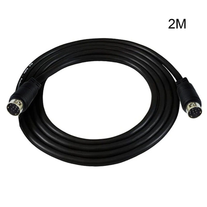 Mini Din 9-pin Male to 9-pin Male Audio Input Cable for Video Game Sound Cards Audio Equipment S-Video 1m 2m 3m