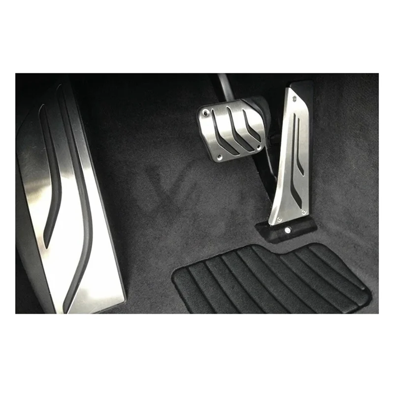 Practical Gas Brake Foot Pedal Cover Kit RHD For BMW 1 2 3 4 5 7 Series X3 X4 X5 X6 F30 F10 E39 E90 E60 Car Foot Rest Pedal