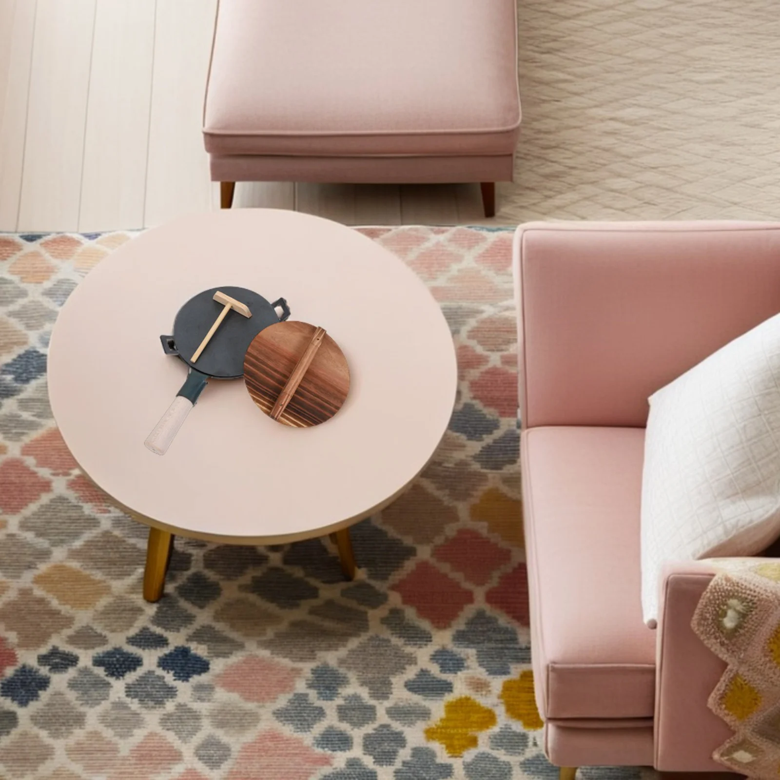 1 Set Kinderkeuken Set Mini Kookgerei Met Koekenpan Houten Deksel Fantasiespel Accessoires Kinderen Kookgerei Simulatie