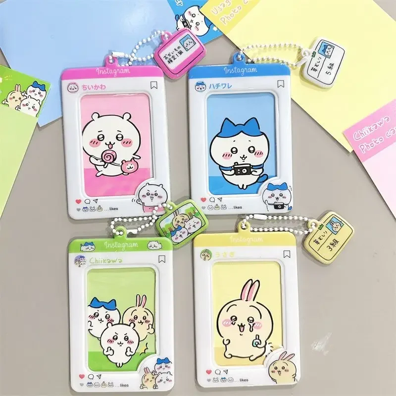 3-inch Small Card Holder Cute Campus  Bus Card  Holder Keychain