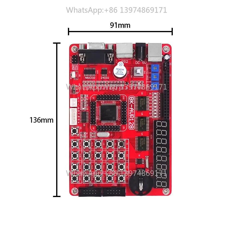 ATMEGA128A Development Board AVR Microcontroller Learning Experimental Module DIY Electronic Development Learning Board