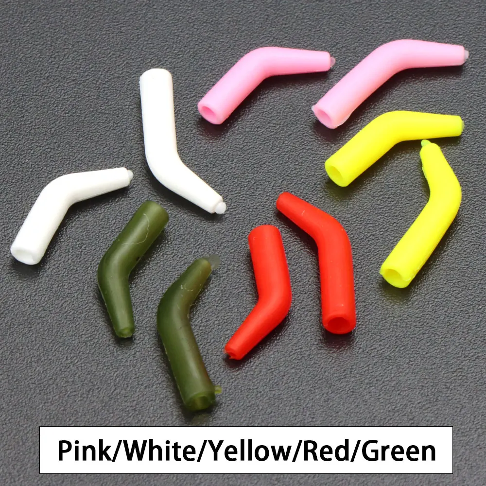20 Stück Karpfenangelhaken-Kicker, D-Rig-Kicker, Aligner, Hakenhülsen, Anti-Tangle-Hülsen, Haken-Aligner, Angelzubehör – Detail 6