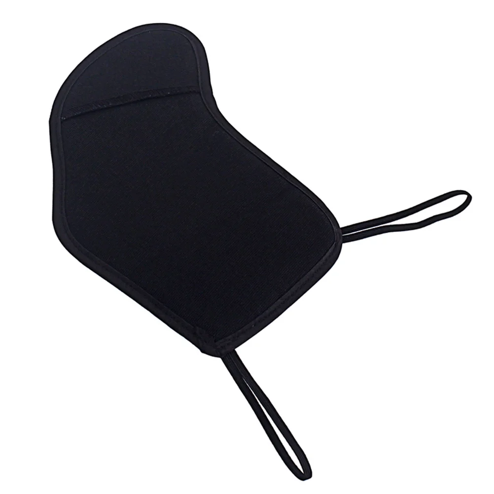 

Black Violin Chin Rest Pad Cotton Sponge Elastic Band Durable Comfortable for Violin Playing Accessory Cotton Chin Rest Pad