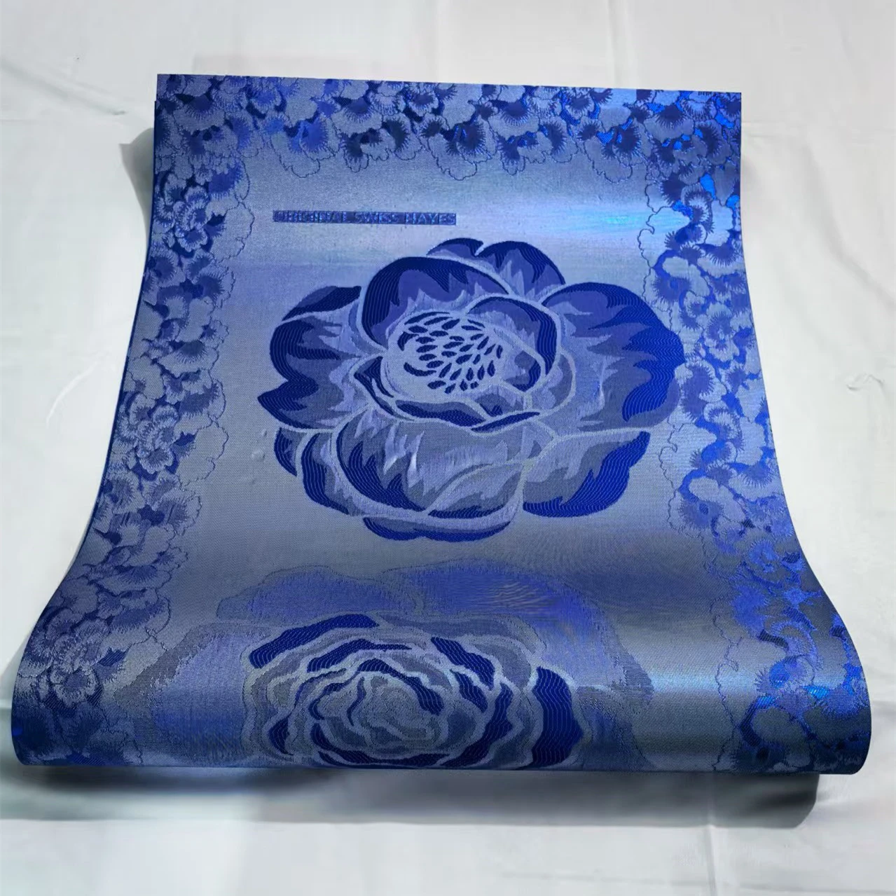 

2 шт., африканский Sego Gele, оригинальный швейцарский головной убор Hayes, нигерийский головной убор, тюрбан, толстый 3D швейцарский оригинальный головной убор