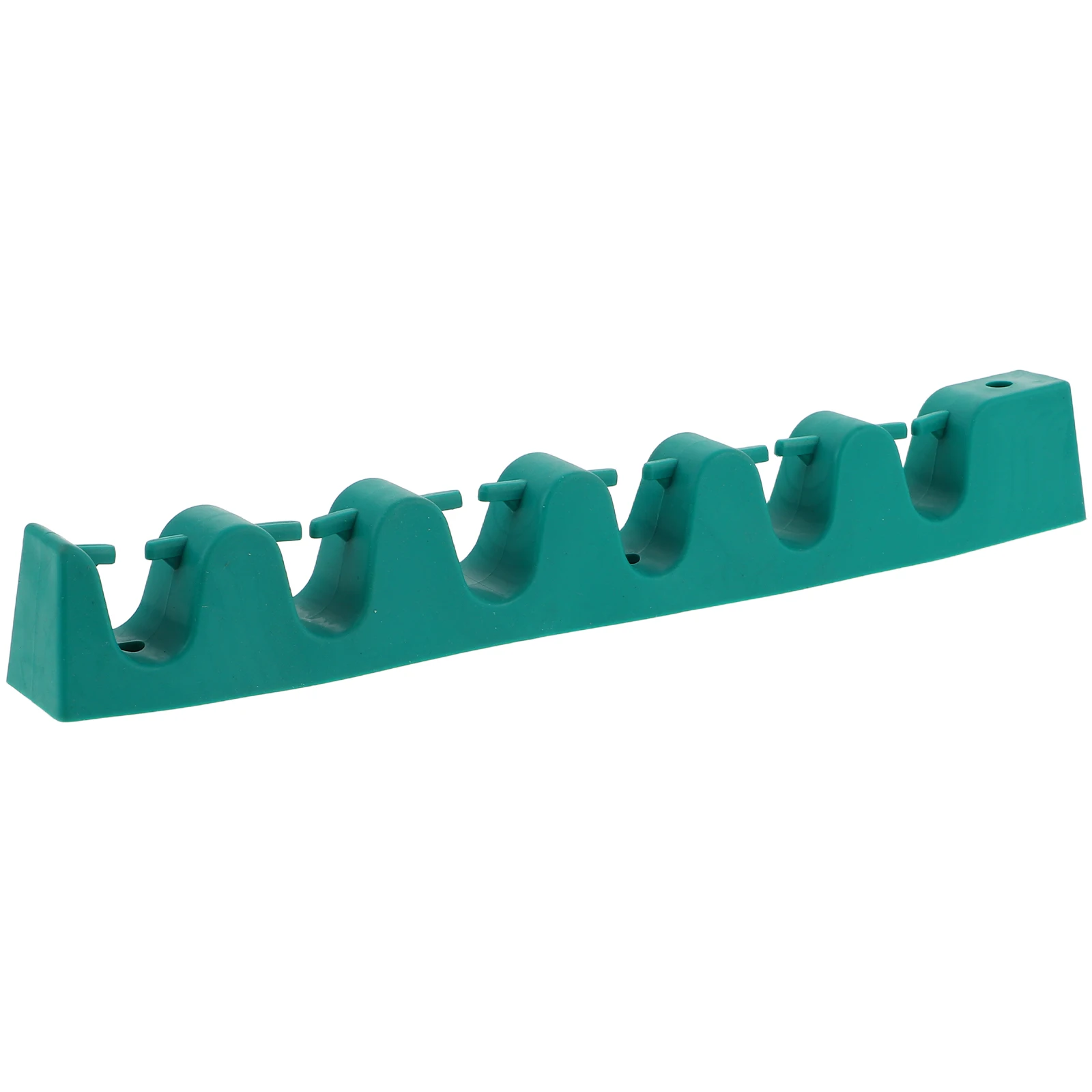 

1pc Rubber Billiard Cue Holder 6 Hole Pool Stick Rack Non-Slip Stable Support Table Pole Bracket Pool Cue