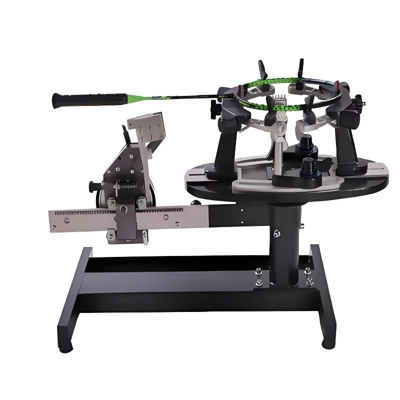 Portable Eco-Friendly Hand-crank Threading Machine for Tennis and Badminton