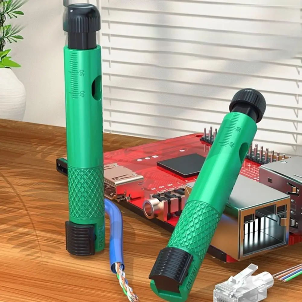 

Pen Type Network Cable Organizer, Fast Network Cable Computer Comprehensive Multifunctional Tool Splitter, Wiring Stripping D7Y7