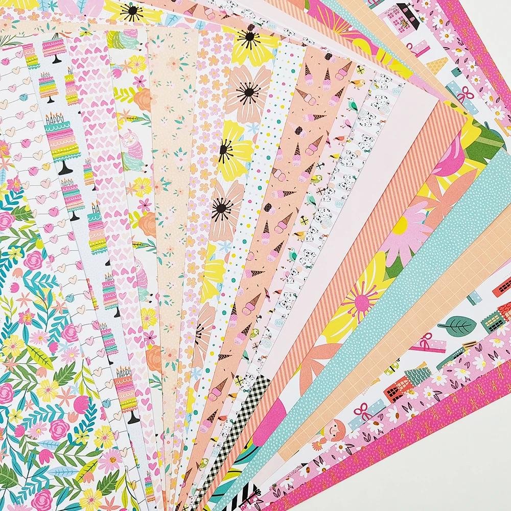Creative Path 9-teiliges Sweetie DIY Bastelset Dekorative Papier- und Kartonrahmen-Aufkleber Stanzformen Journaling Scrapbooking Komplettset – Detail 4