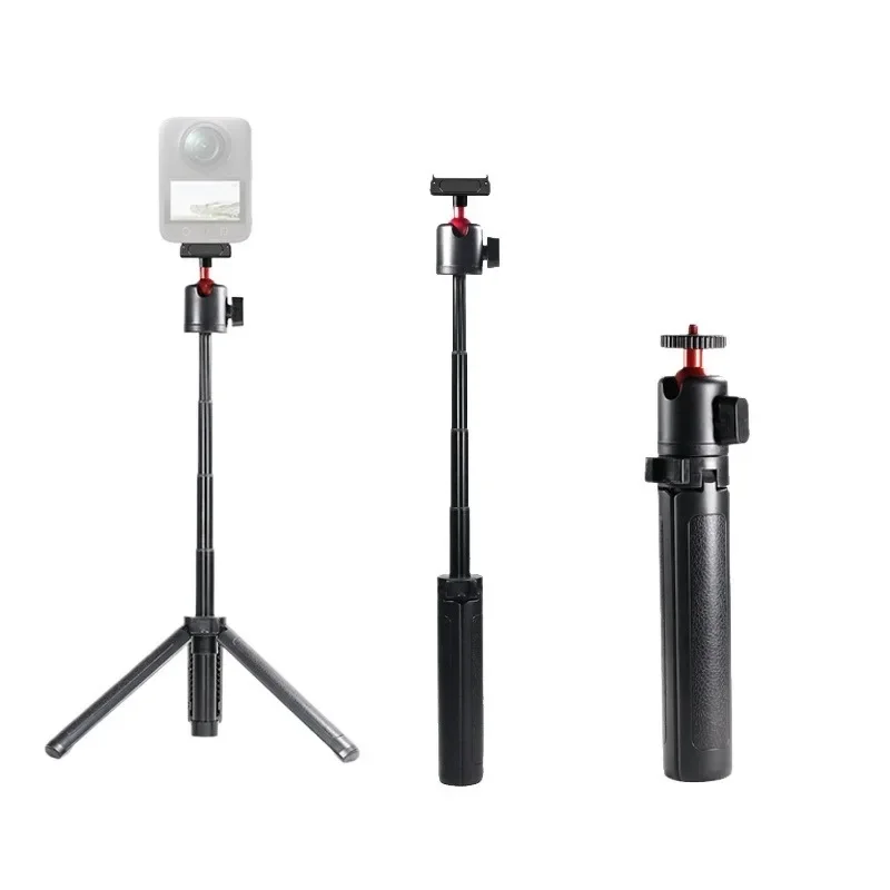 

Lightweight Action Camera Tripod Selfie Stick Pole Extendable Arm 1/4 Screw fo DJI Osmo 360 Action 5pro/3/4 Holder
