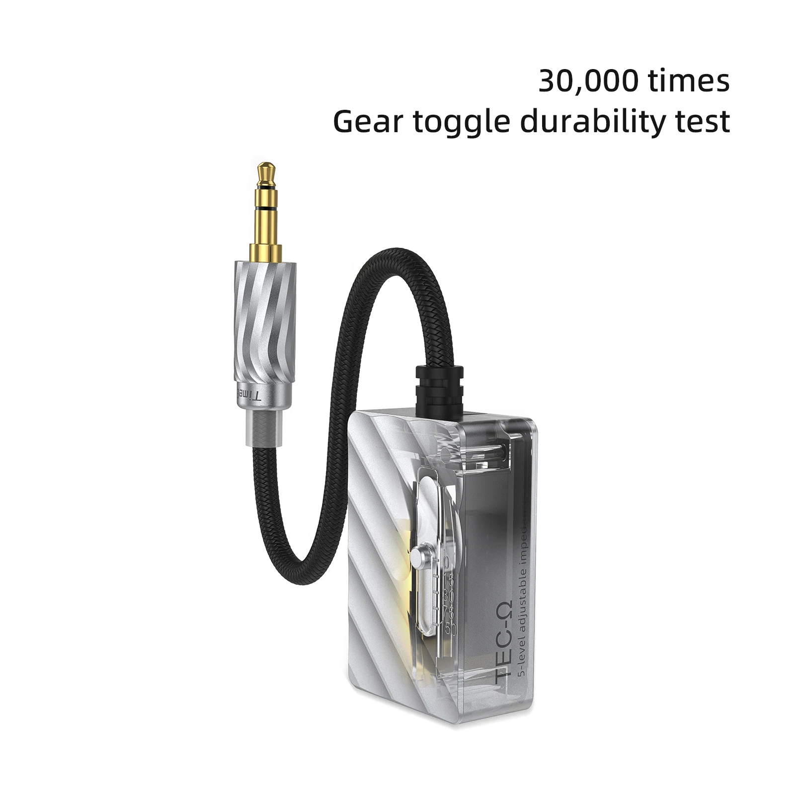 Słuchawki douszne TimeEar TEC-Ω 15 30 75 150 Ohm Impedancja Wtykowe Słuchawki Redukujące Szumy Rezystancja IEM Filtr Redukcji Hałasu Adapter Słuchawkowy — zdjęcie produktu 4