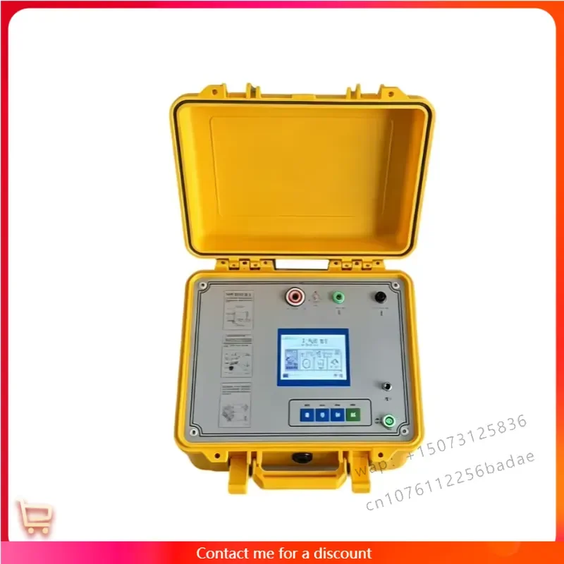 Output Voltage 250v-10000v and Short Circuit Current 10mA Insulation Resistance Tester with GH-6302A Serial Port