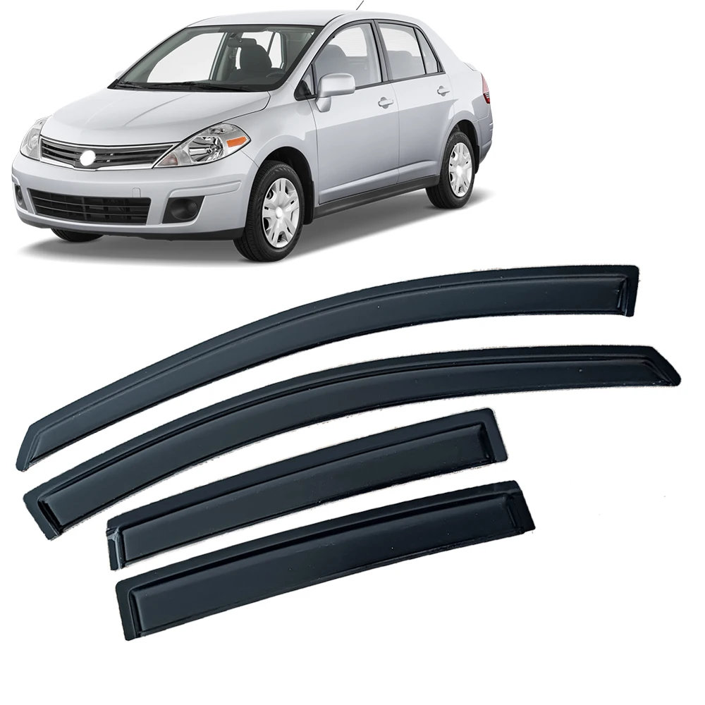 

Window Visor for NISSAN VERSA C11 SEDAN Hatchback 2007 2008 2009 2010 2011 2012 Wind Deflectors Rain Guards Door Visor Shades