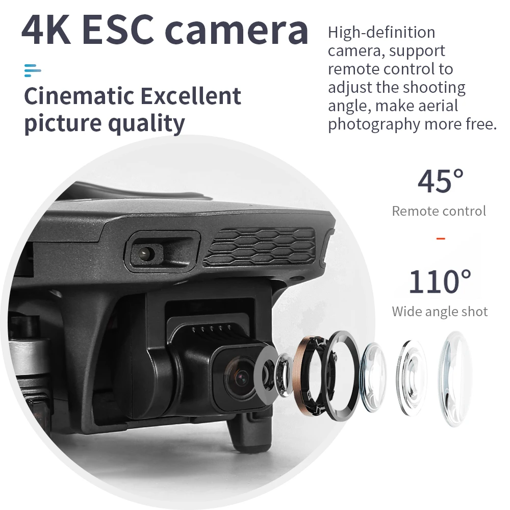 طائرة بدون طيار الذكية L300 Pro |   التحكم بالإيماءات وتعزيز الإضاءة المنخفضة بالذكاء الاصطناعي |   مقاومة الرياح 7 مستويات |   نظام تحديد المواقع المزدوج