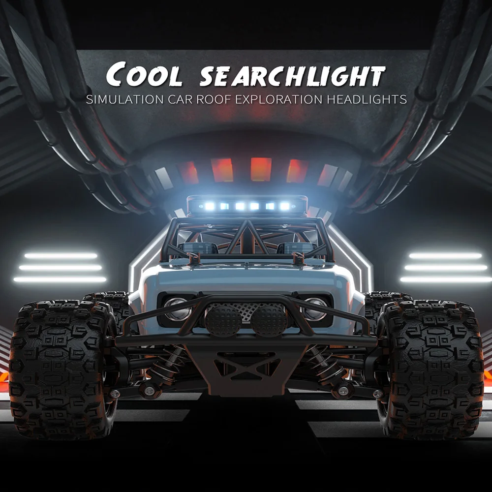 Rc Cars Off Road With LED Light 1:18 Scale Rock Crawler 4WD 2.4Ghz 40KM High Speed Drift Remote Control Monster Truck Toys