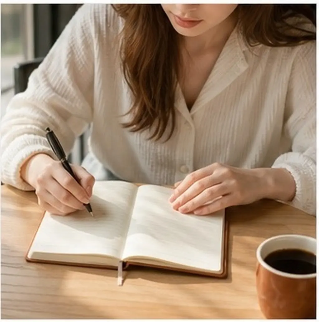 1Pcs A5 Sophisticated PU Notebook Thick Smooth Paper 130 Pages Tie Rope Accent Minimalist Design Recipe Diary Journal