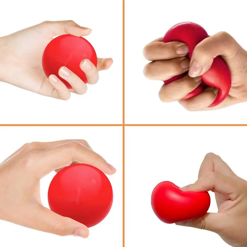 Hand Exercise Ball Soft Grip Strengthening Massage Ball Finger Sports Ball Massage Grip Strength Hand Ball