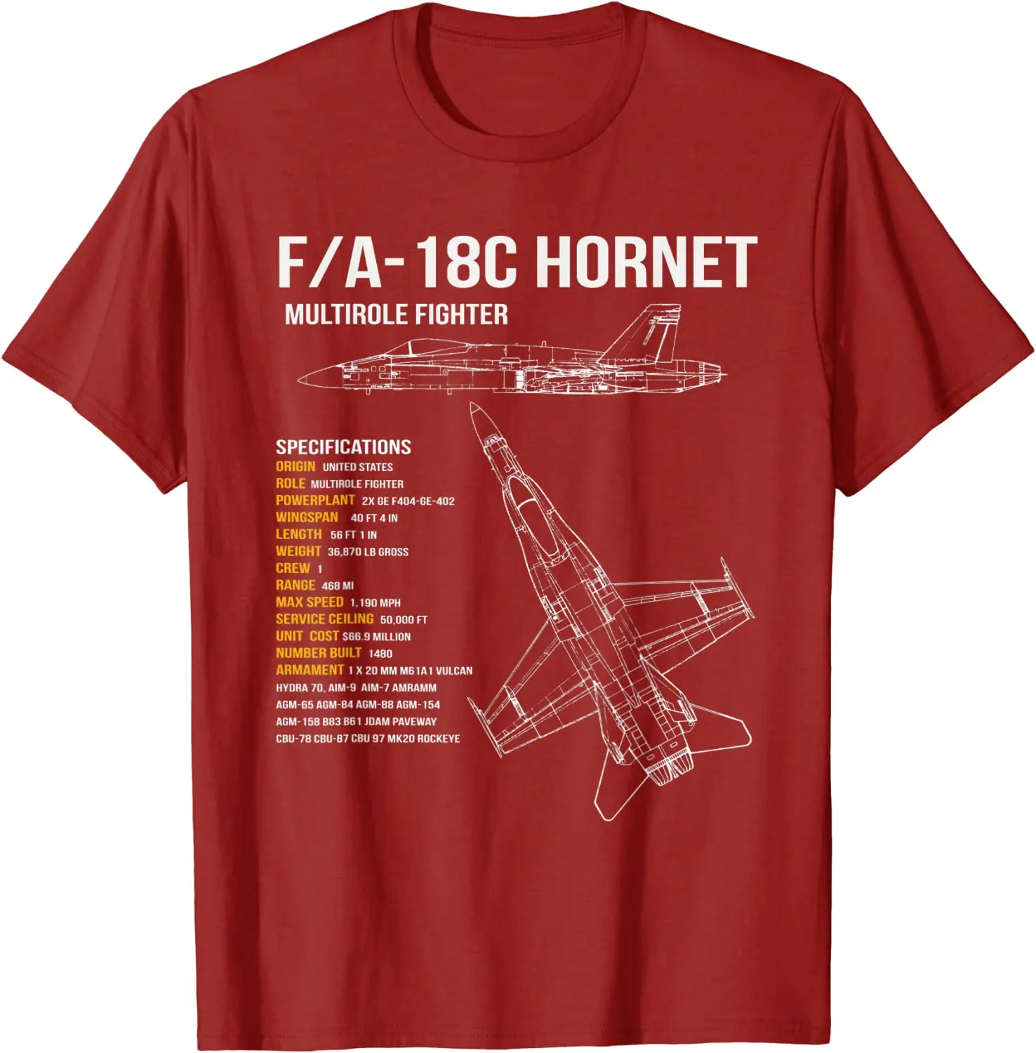 F/A-18 Hornet Fighter Jet Men T-Shirt Short Sleeve Casual 100% Cotton O-Neck Summer Shirt Size S-3XL