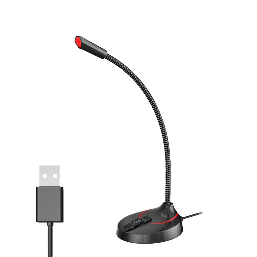 

Easy to Install Microphone Stand Desktop USB Round Base Portable Bracket Hands-free