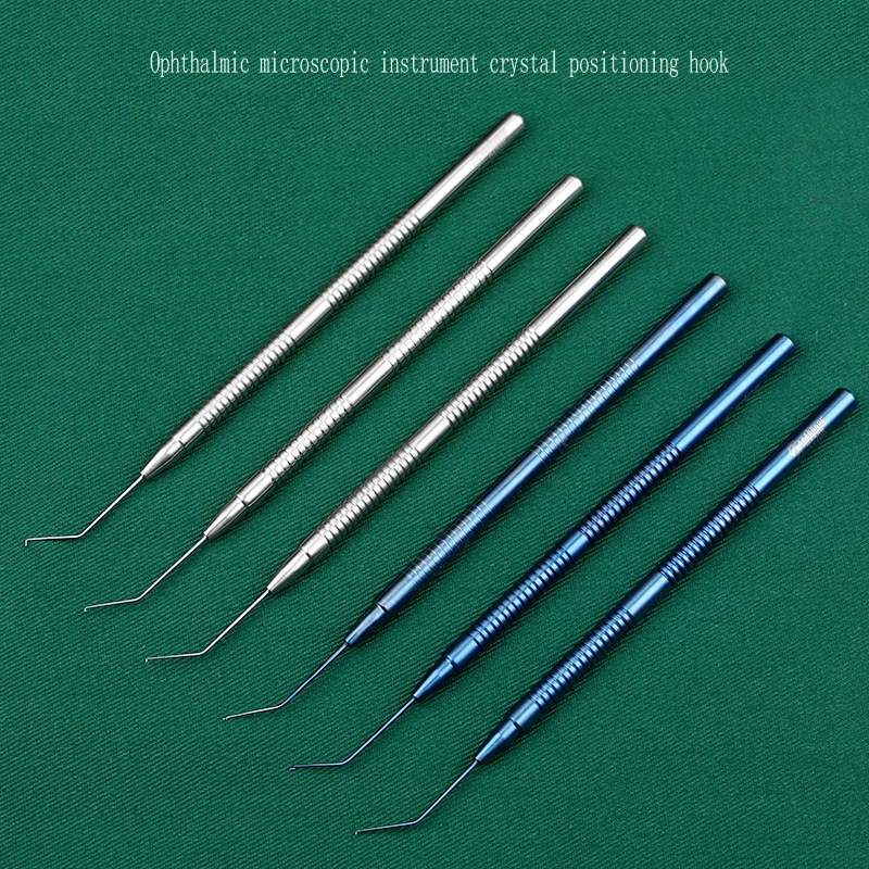 Ophthalmic Microscopic Instruments Fine Splitting Nucleus Knife 90 ° 45 ° Positioning Hook Crystal Positioning Hook