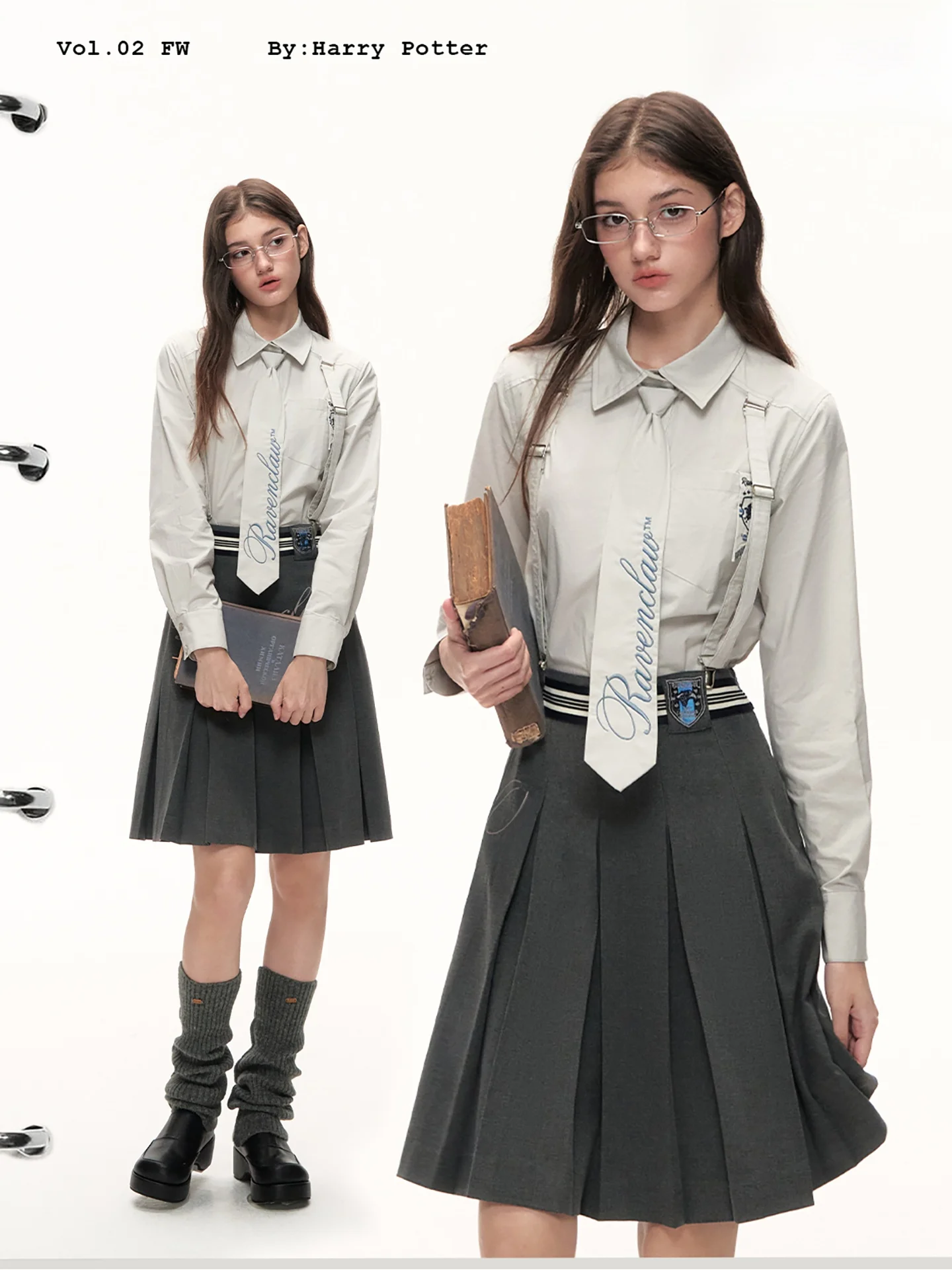 

Kyouko Collaborative Long Sve Ne Блузка и юбка Женский комплект Faion Autumn Collection irt Set