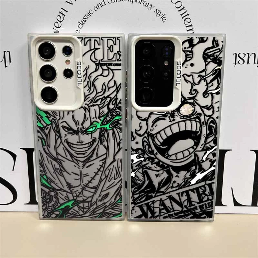 Ones Pieces Cool Luffy Zoro For Samsung A37 A57 A73 A72 A71 A56 A55 A54 A53 A52 A36 A34 A33 A32 A26 A25 A17 Cover Phone Case