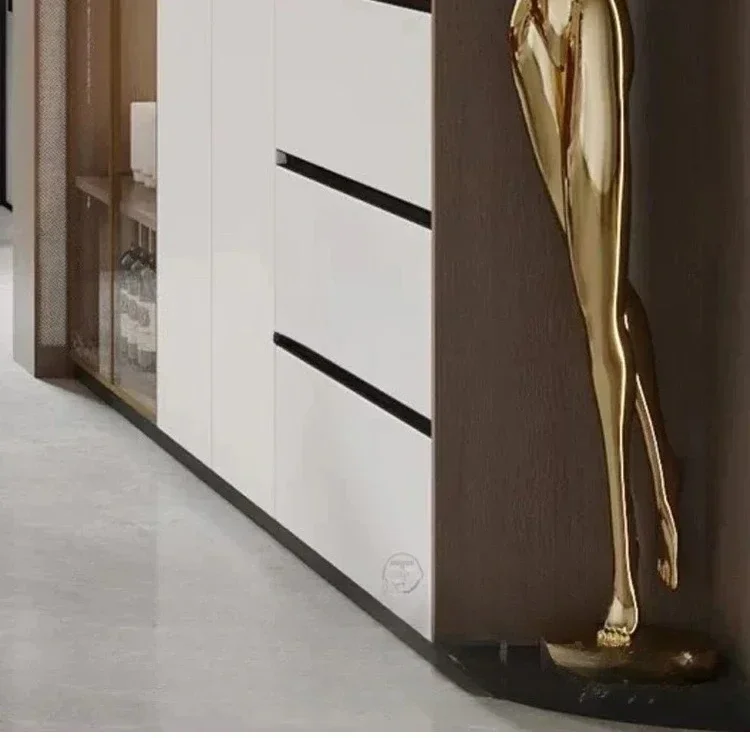 Постмодернистский креативный скандинавский гуманоид, абстрактное художественное украшение, торшер, освещение, декоративный мягкий нарядHY