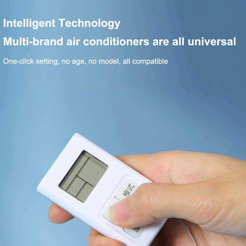 Universal Air Conditioner Remote Control Mini Portable Lanyard Universal Gree Midea Haier Zhigao