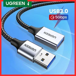 UGREEN – câble d'extension USB 3.0 2.0 Type A mâle vers femelle, cordon de transfert de données, pour imprimante de clavier Playstation