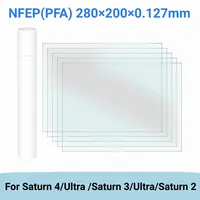10.1 Inch NFEP Film 280x200x0.127mm PFA Film For ELEGOO Saturn 4 Ultra Saturn 3 Ultra Saturn 2 LCD 3D Printer Parts Accessories