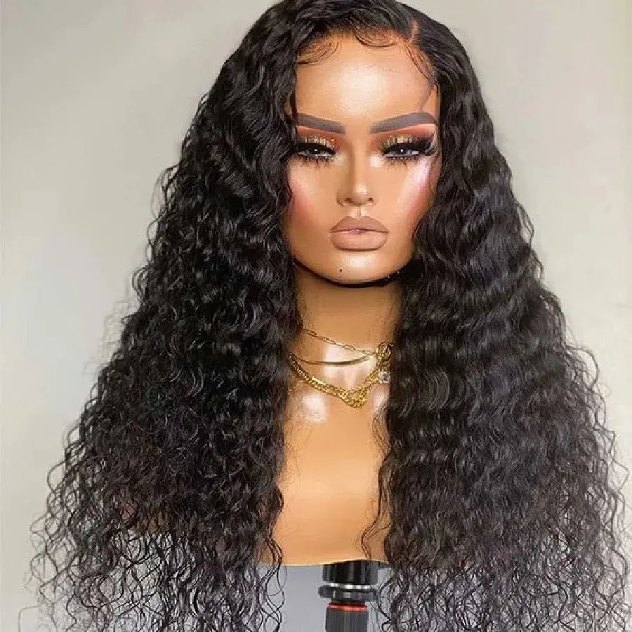 Rosabeauty Curly Wigs Human Hair 13x4 Transparent Lace Front Wig 13x6 HD Lace Frontal Wig Loose Deep Wave  Glueless Preplucked