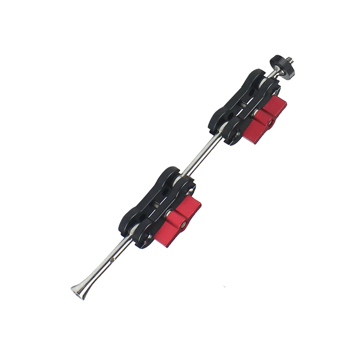 الكرة محول توضيح الذراع جبل مزدوج Ballhead 1/4 بوصة المسمار ل DSLR كاميرا ضوء ترايبود لايف الحذاء الساخن قوس نوع D