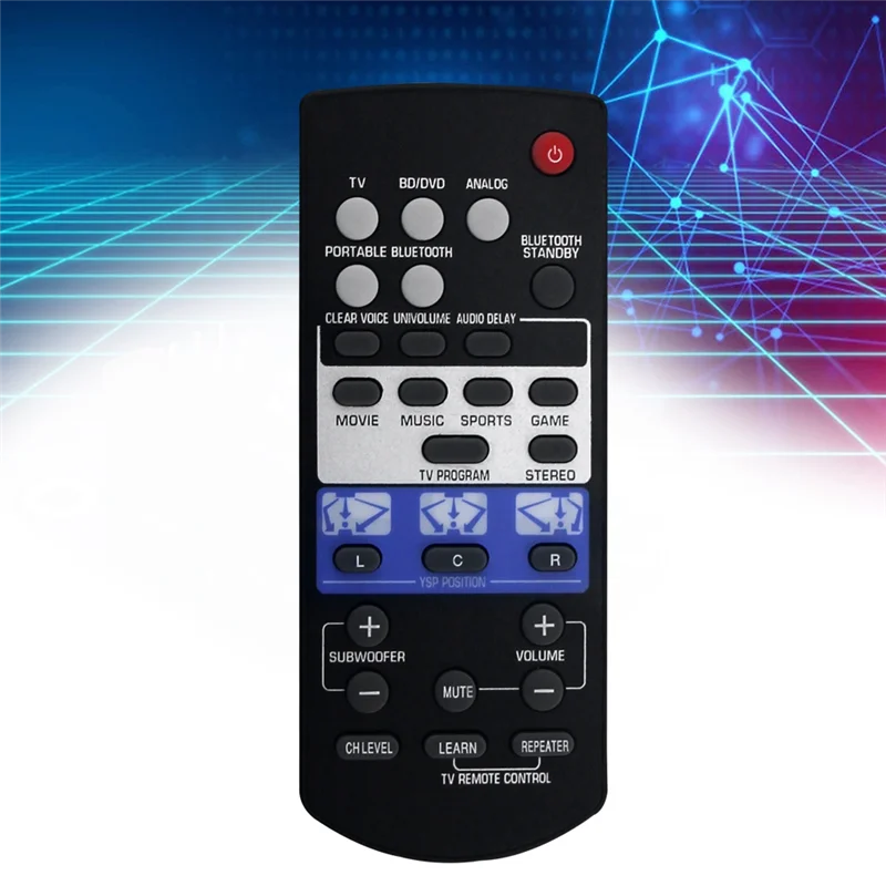 

ABZZ-Replace FSR80 ZG80760 Remote Control For Soundbar YSP-1400BL YSP1400 YSP-1400 Audio System