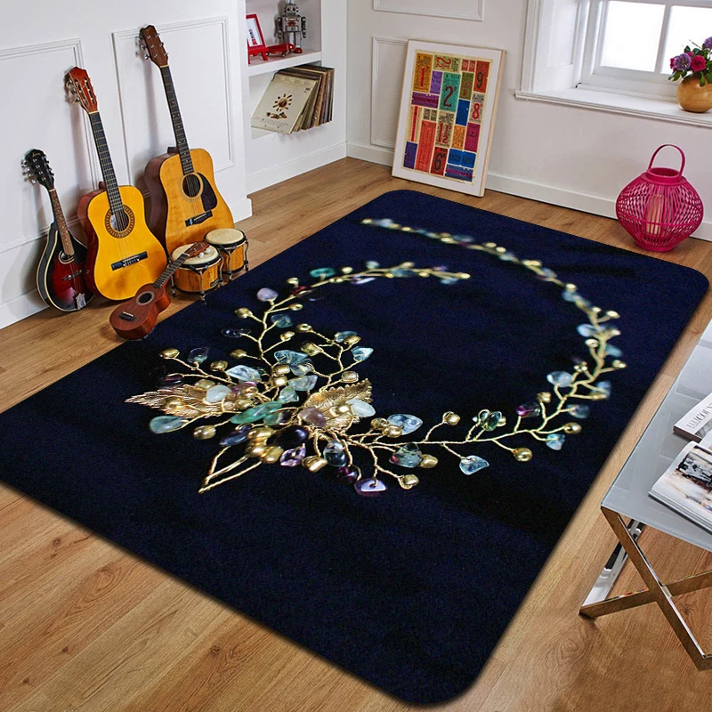 H-head jewelry carpet yoga mat room decor carpets for living room Non -slip carpet area rug birthday gift