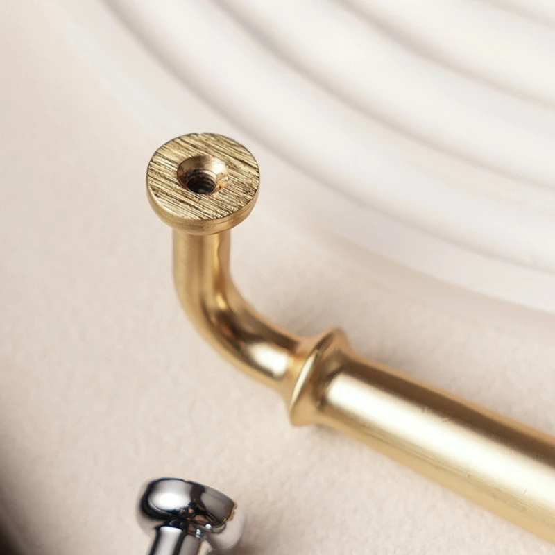 Nordic Style Cabinet Door Long Handle Gold Wardrobe Handle Cabinet Shoe Cabinet Drawer Universal Pull Kitchen Furniture Hardware