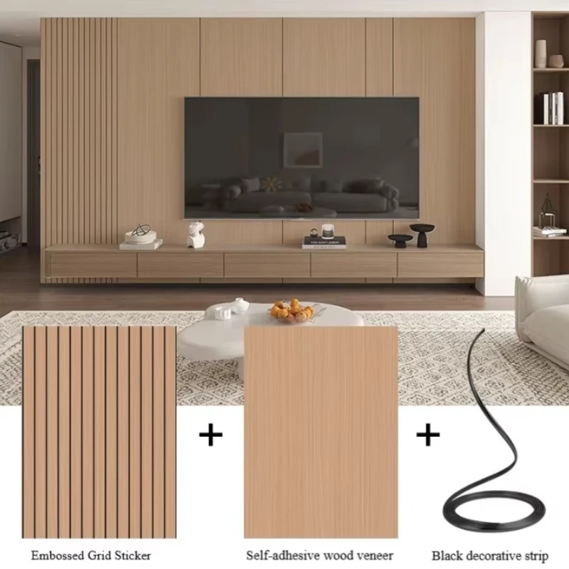 

Modern 3D grille wallboard self-adhesive wallpaper roll office hotel apartment outdoor - meeting room