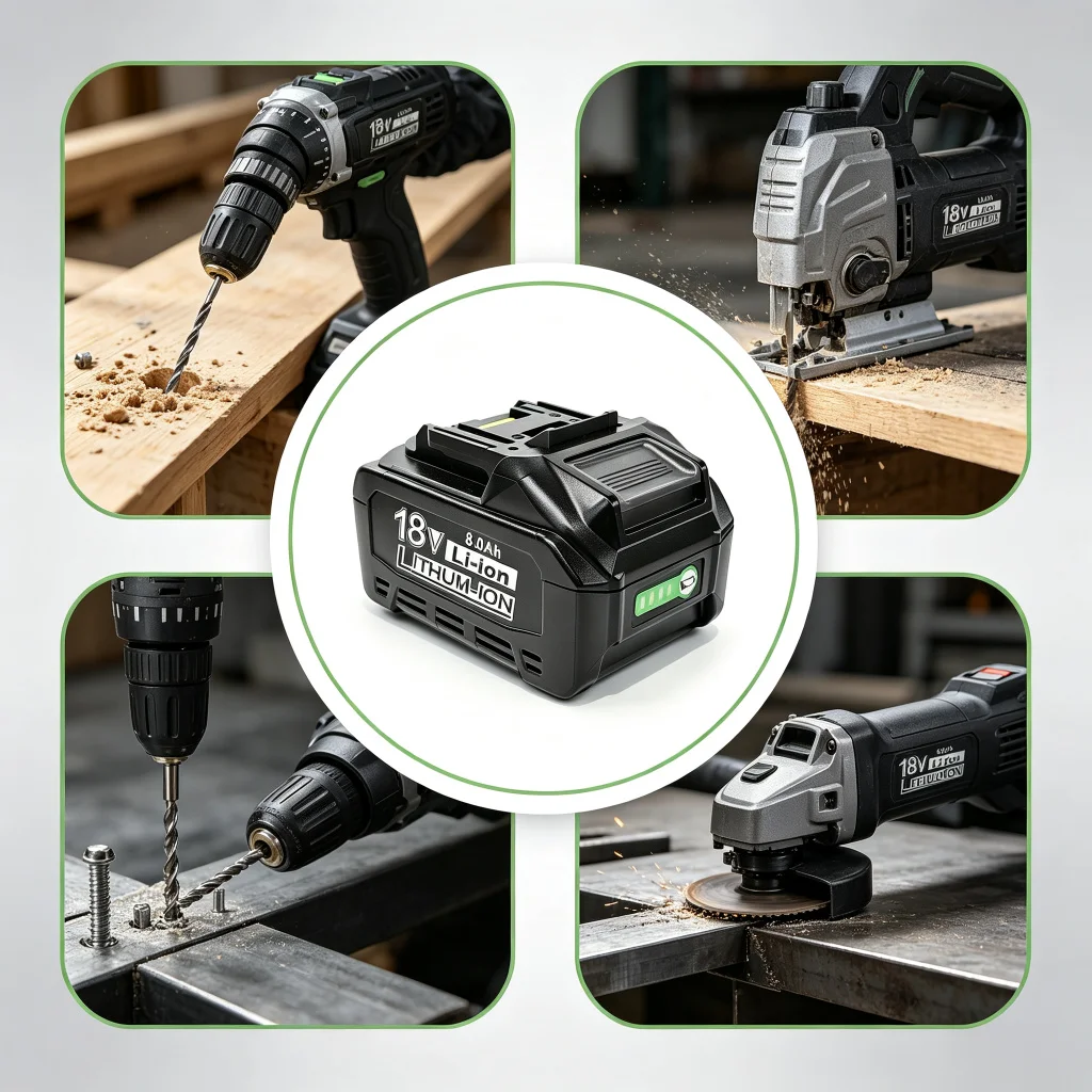Kompatibel mit Makita 18V 8,0Ah BL1860B Elektrowerkzeug-Akku DC18RC Ladegerät Kabellos Li-Ion 14-18V BL1860 BL1850 BL1840 BL1830 8000mAh Lithium-Ionen Neue Version Ersatzzubehör – Detail 8
