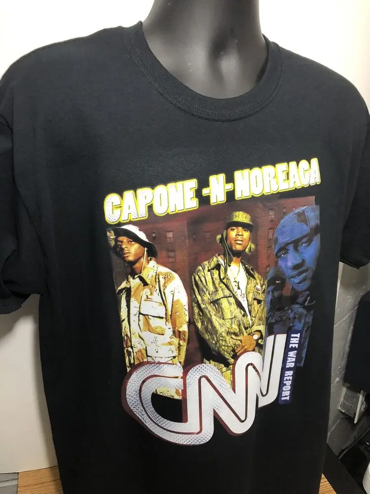 Capone - N - Noreaga 90s style Bootleg Tee CNN Queen New York