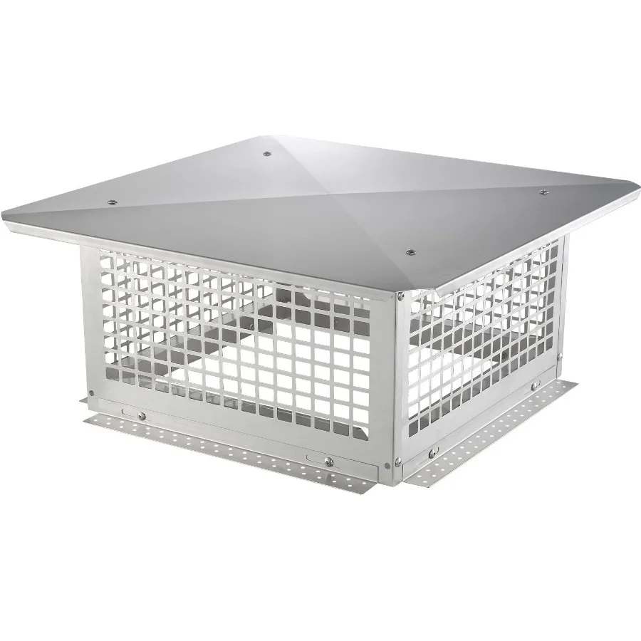 

Chimney Cap 17 x 17 inch 304 Stainless Steel Fireplace Chimney Cover Not Easily Toppled Practical Accessories Easy Installatio