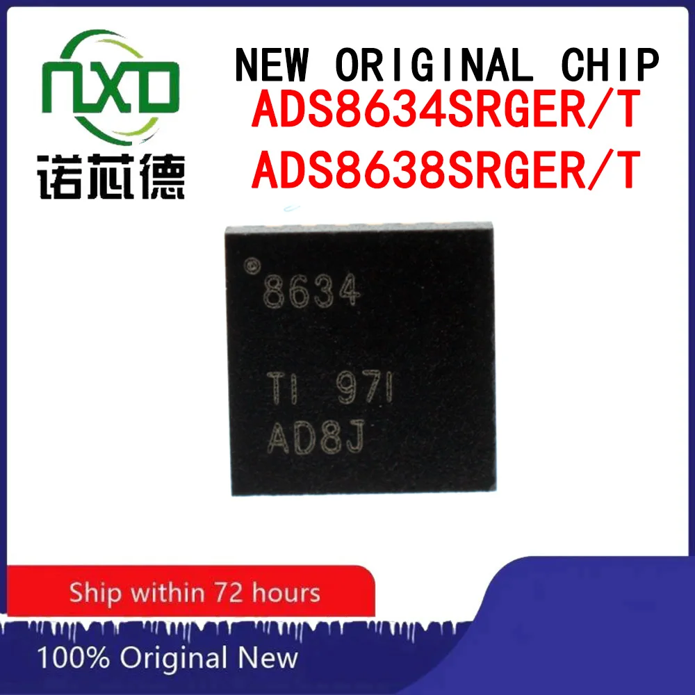 

2PCS/LOT NEW original ADS8634SRGER SRGET ADS8638SRGER QFN-24 Analog-to-Digital Converter (ADC) chip In stock
