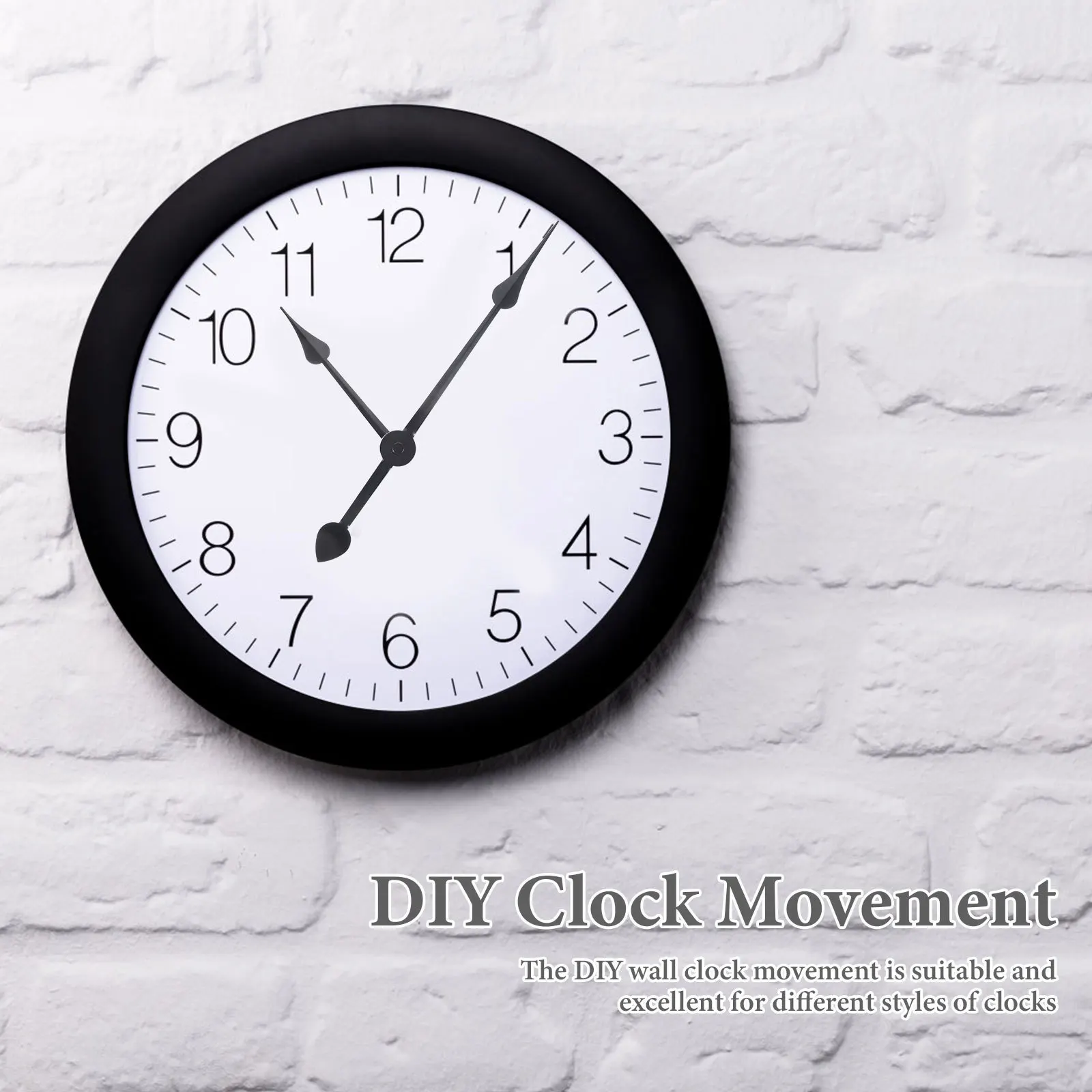 

1Set High Torque Quartz Clock Movement Long Shaft Classic Color DIY Wall Clock Mechanism Replacement Repair Kit