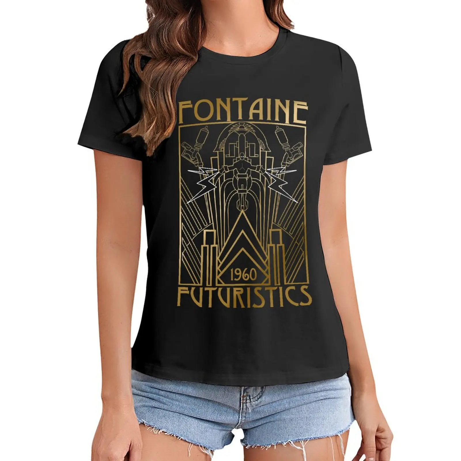 

Fontaine Futuristics T-Shirt funny tops t shirt dress Women