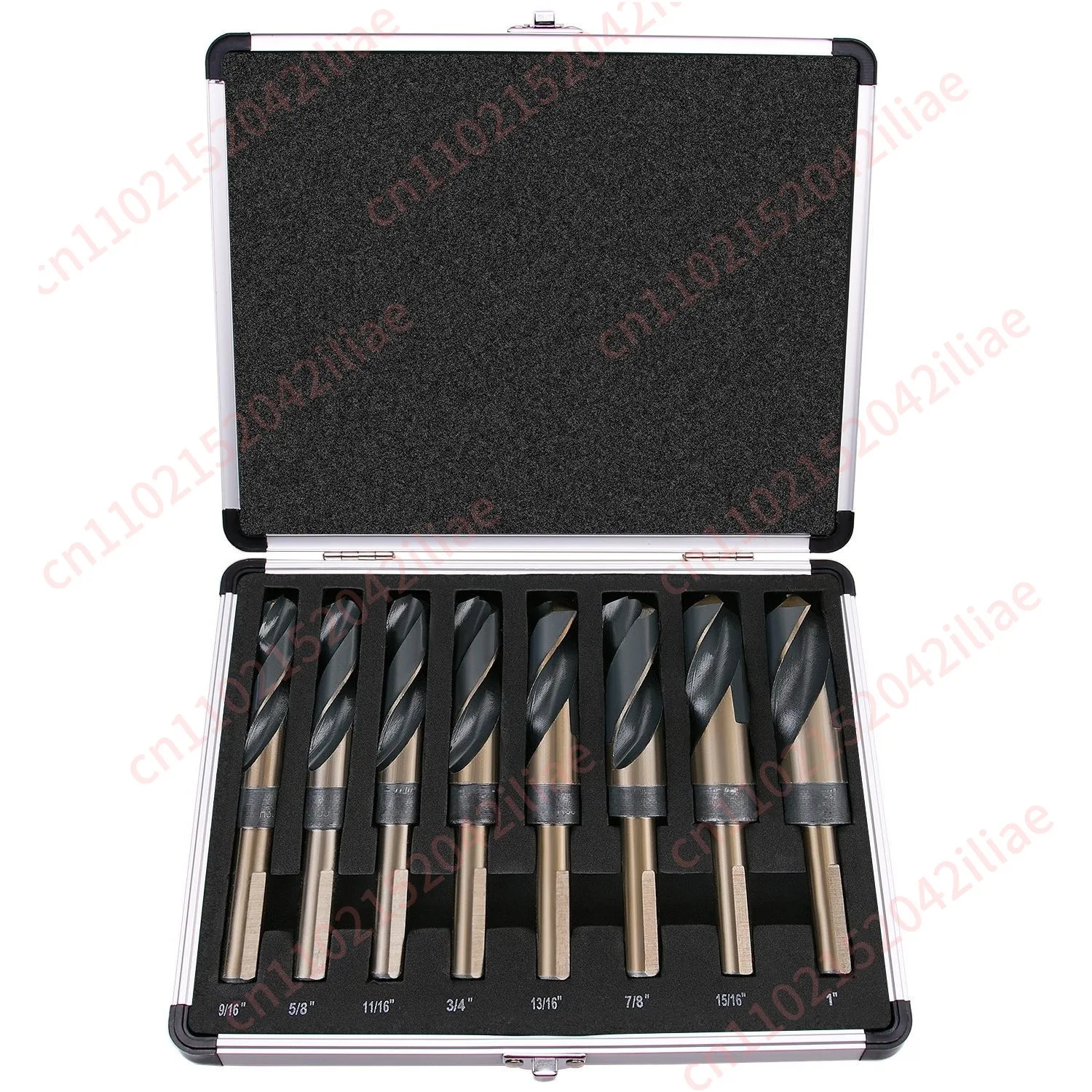 Twist drill bit High speed steel shrinkable handle drill nozzle opening equal handle woodworking electric drill bit set