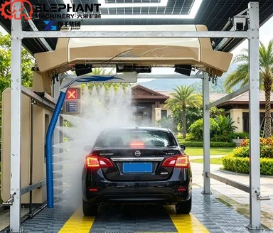 Commercial Touchless Car Wash Equipment For Car Repair 18.5KW Fan Dry System Contactless Automatic Car Wash Machine
