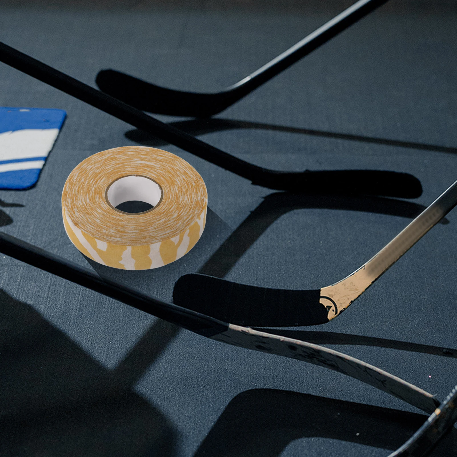 

1 Roll Wear-Resistant Racket Tape Non-Slip Elastic Comfortable Long-Lasting Ice Hockey Sticker Portable Hockey
