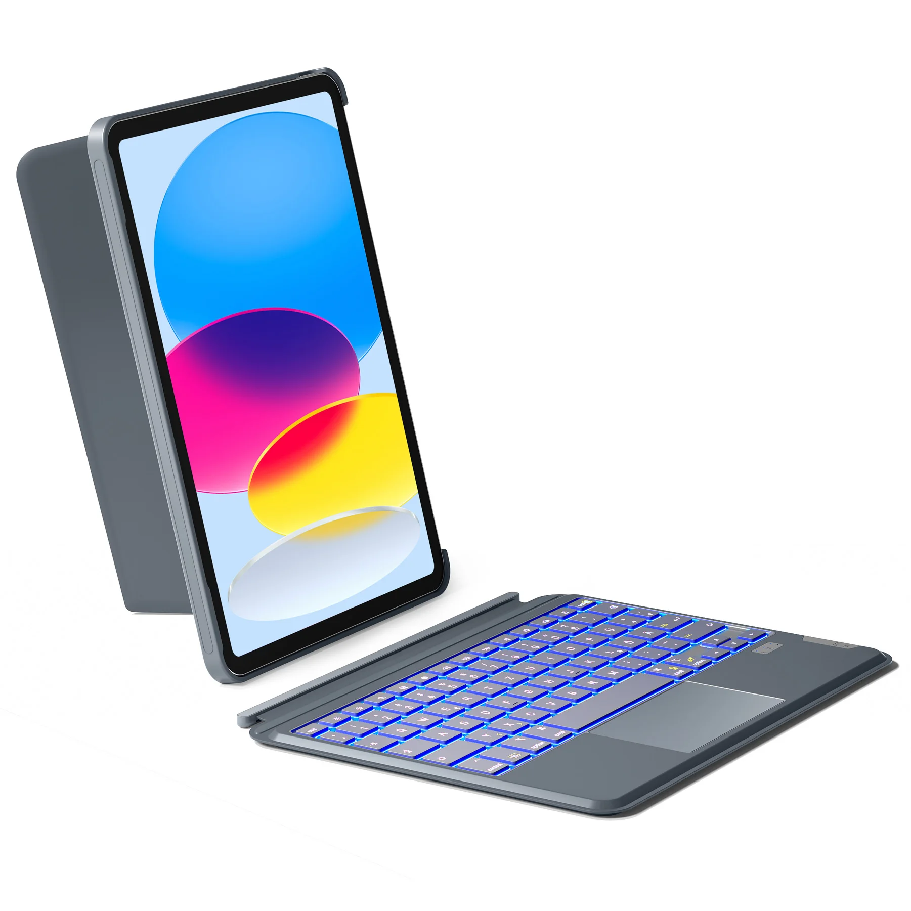 Abnehmbare iPad Tastatur für das iPad 11" 11 Gen (A16 2025), iPad 10.9" 10 Gen (2022), KB04112