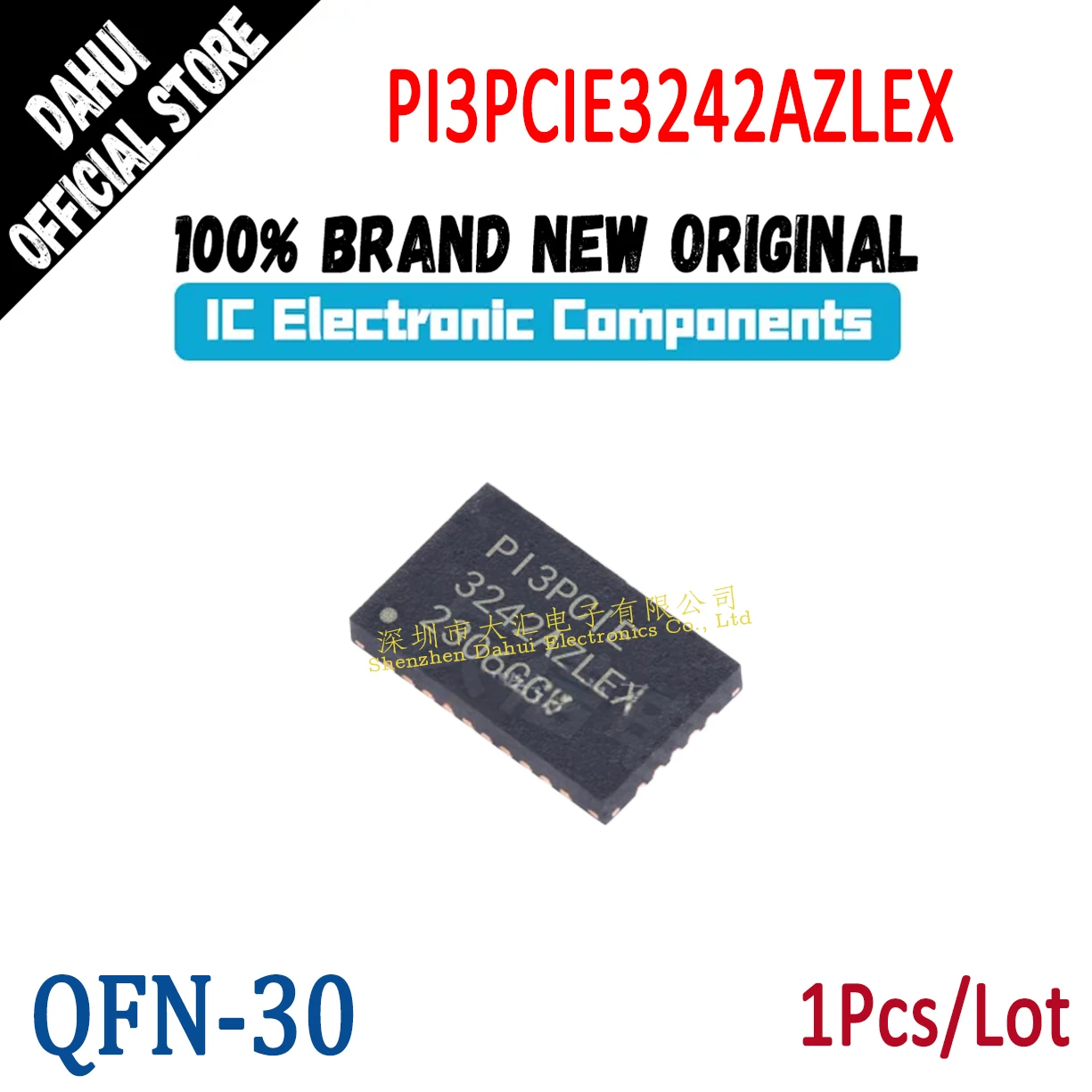 

PI3PCIE3242AZLEX PI3PCIE 3242AZLEX TQFN-30 chip IC new original