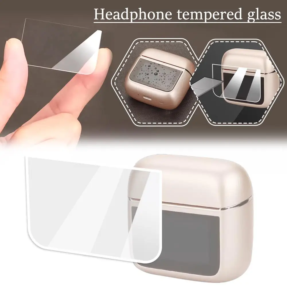 For TOUR PRO 3 HD Transprent Film Waterproof Anti-fingerprint Anti-fouling Headphone Tempered Glass Protector Accessories