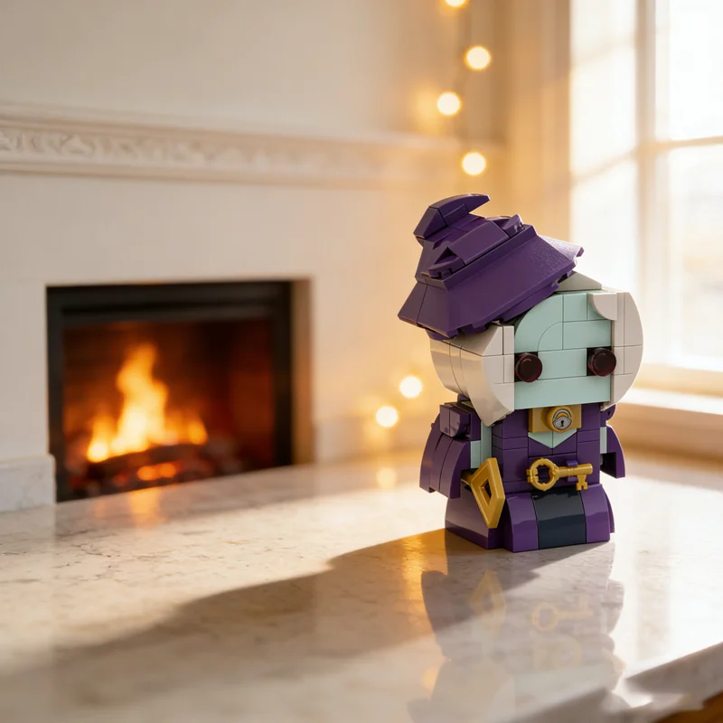 

178pcs MOC Brickheadz Vault Witch Dice Throne Model Building Blocks Architecture Christmas Gift Toys Idea Education Brick Kids